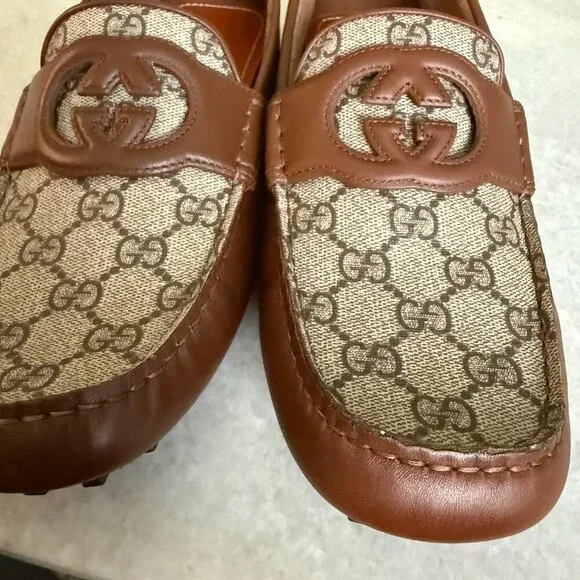 Gucci Men's Driver Shoe Interlocking G 730148 Gucci Uk 8 - Picture 9 of 12